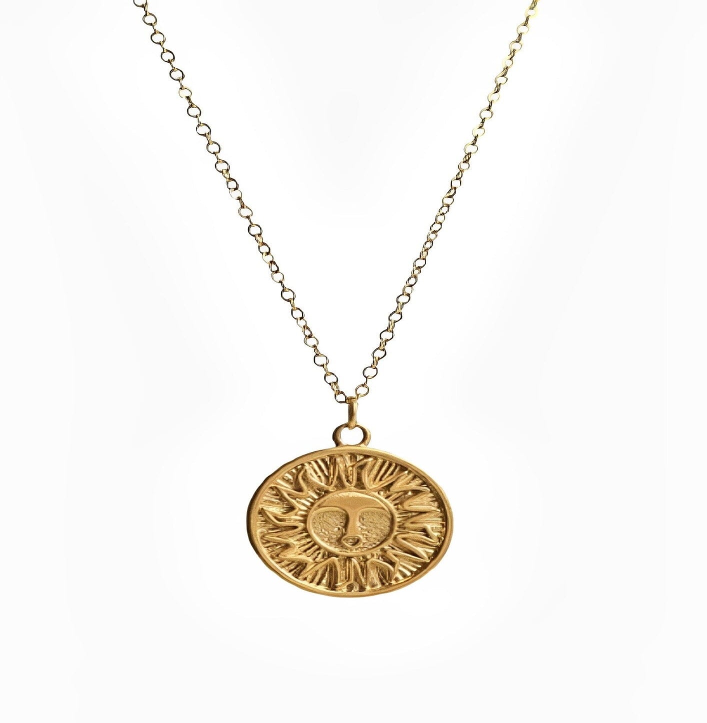 FACE SUN NECKLACE neck Yubama Jewelry Online Store - The Elegant Designs of Gold and Silver ! 