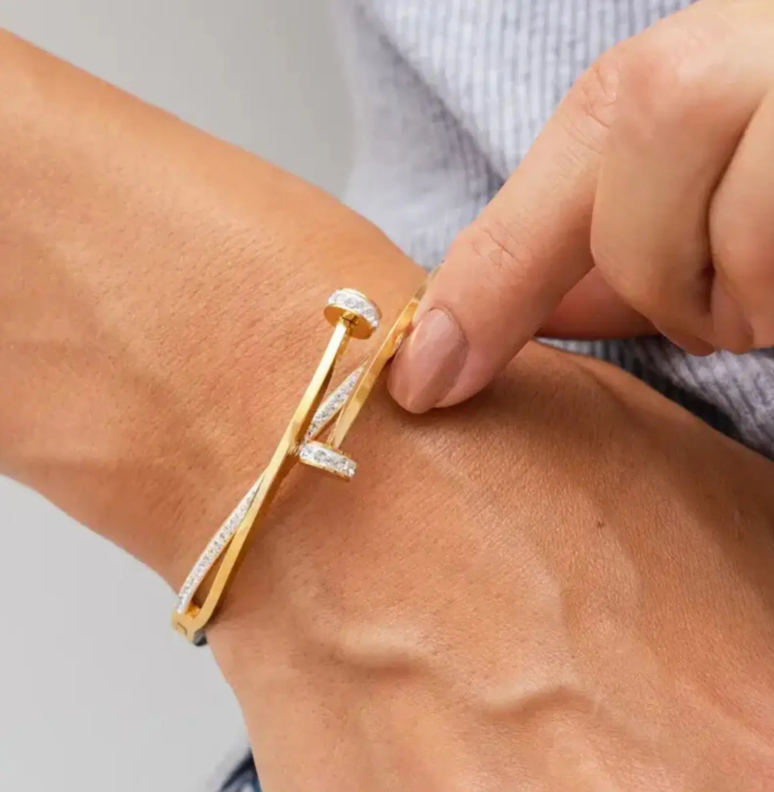 Golden Embrace Bangle