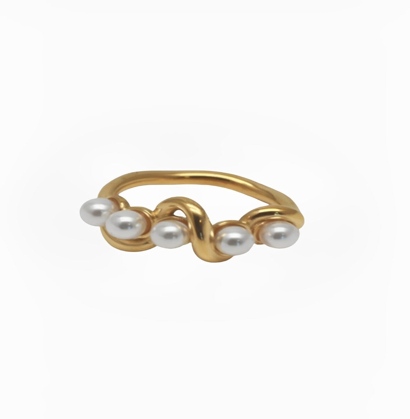BEADS PEARL RING ring Yubama Jewelry Online Store - The Elegant Designs of Gold and Silver ! 