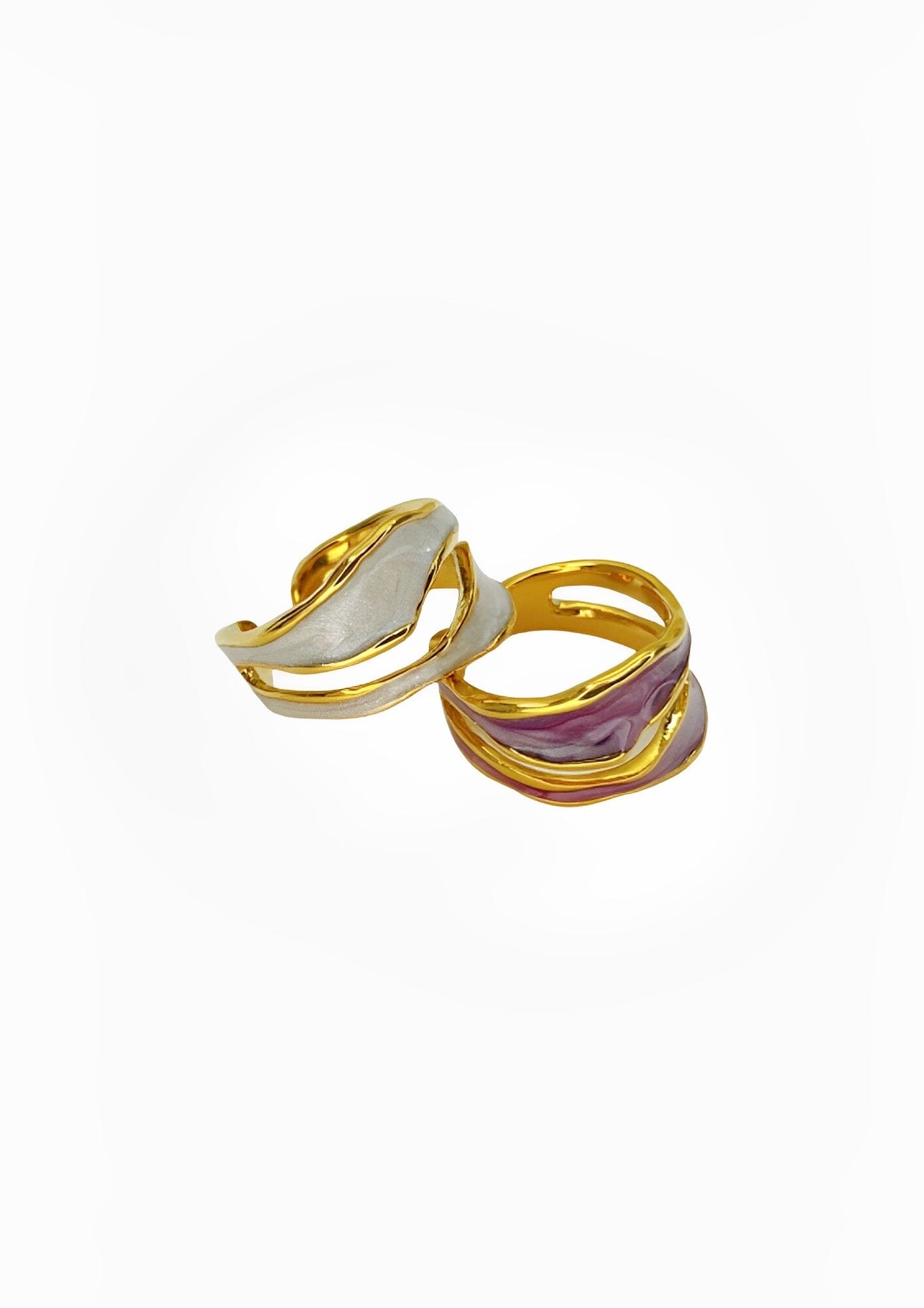 ENAMELO RING earing Yubama Jewelry Online Store - The Elegant Designs of Gold and Silver ! 
