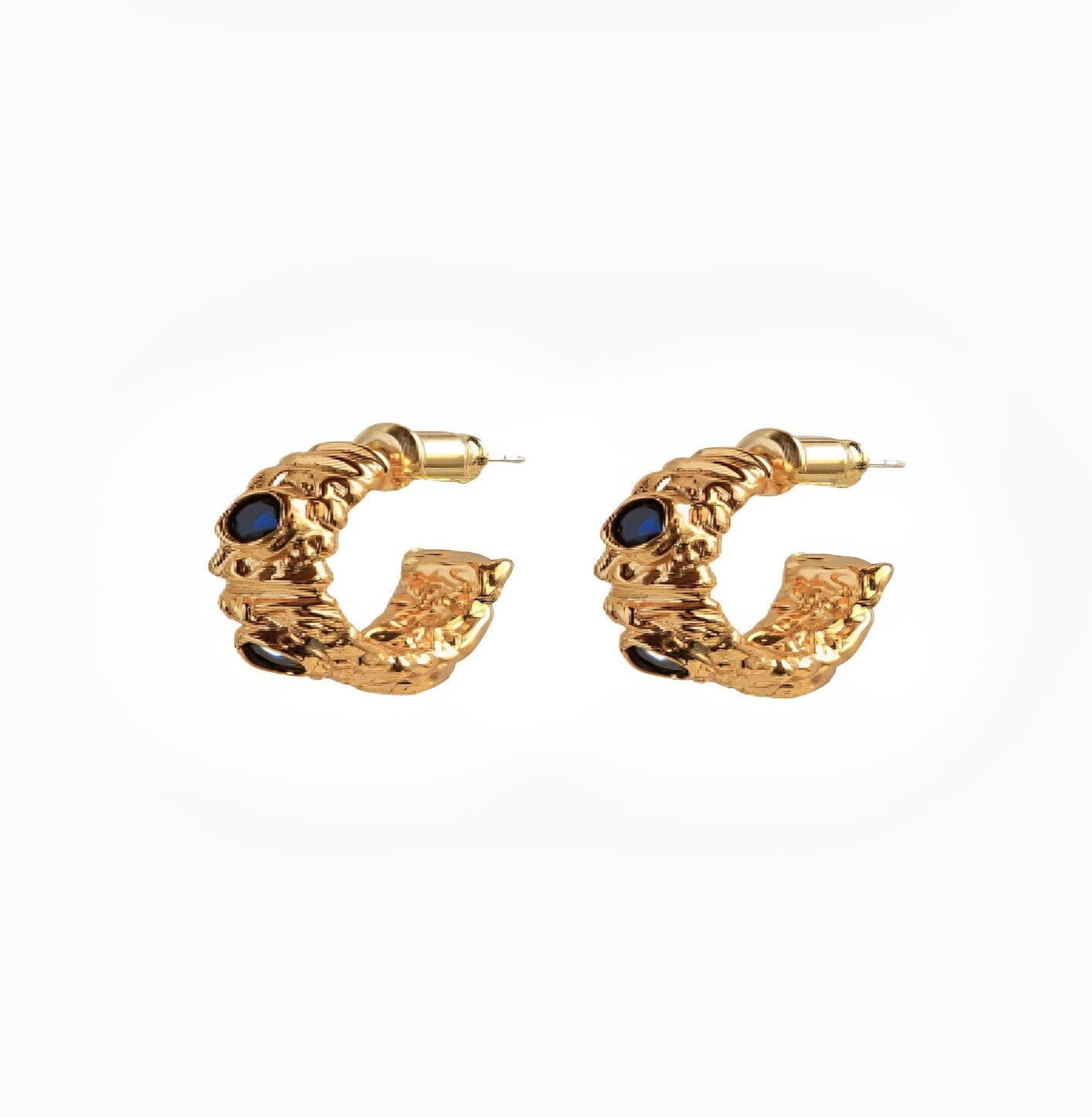 SAPPHIRE BLUE EARRINGS earing Yubama Jewelry Online Store - The Elegant Designs of Gold and Silver ! 