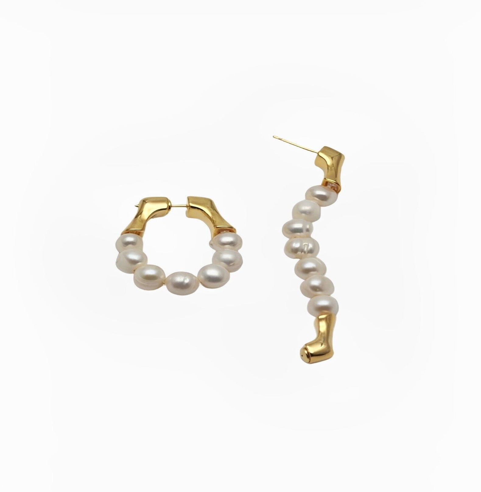 ETERNITY PEARL EARRINGS ring Yubama Jewelry Online Store - The Elegant Designs of Gold and Silver ! 