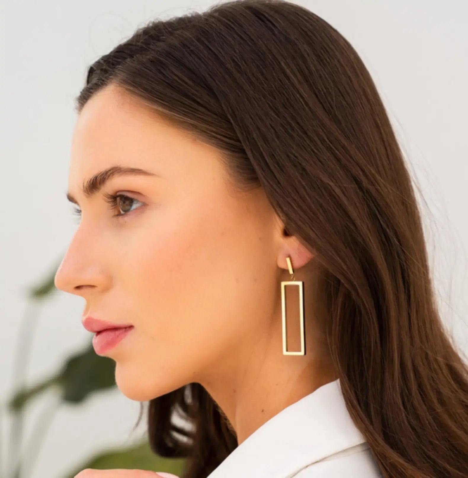 FRAME DROP EARRINGS