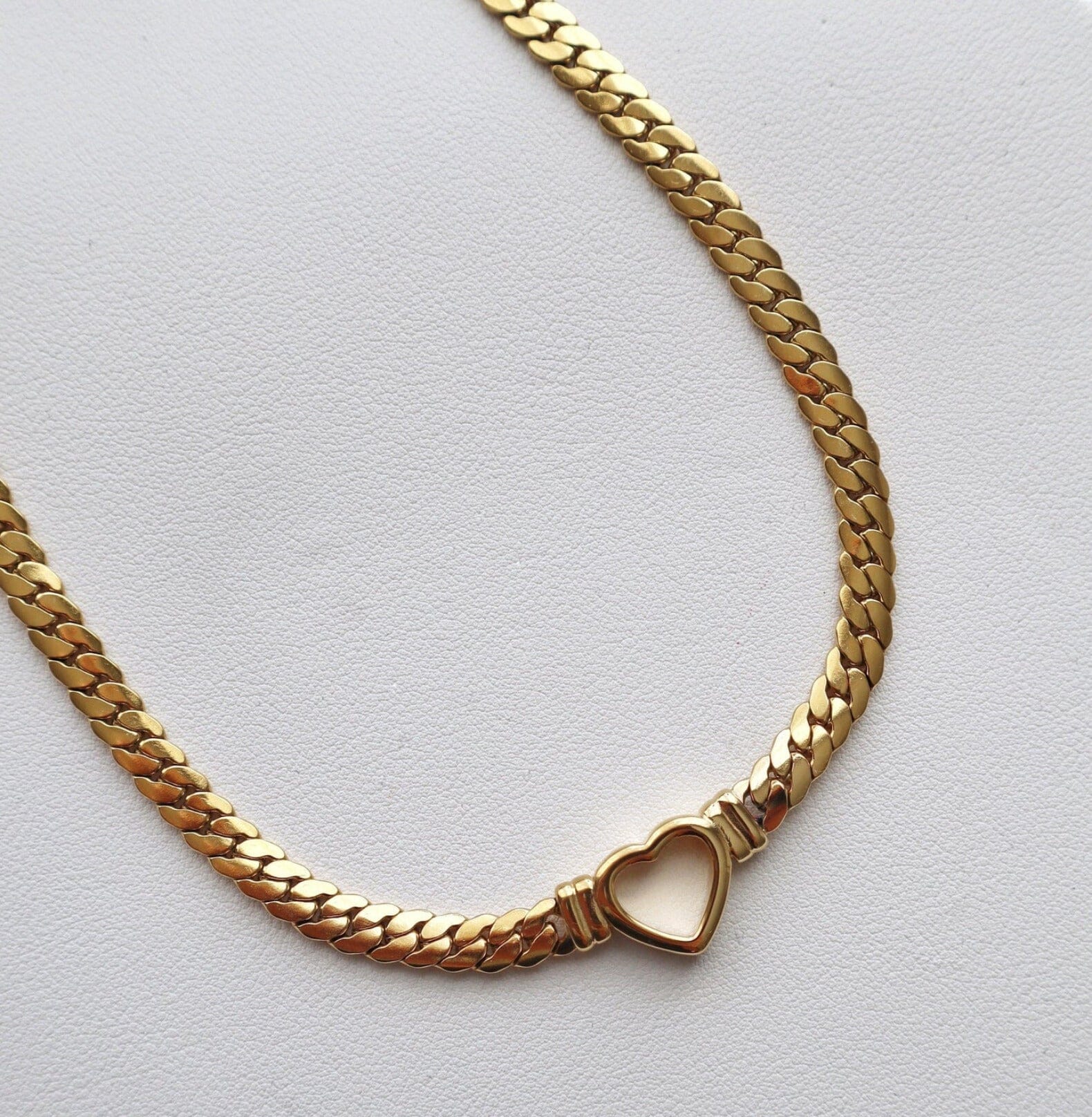 HEART CHOKER NECKLACE neck Yubama Jewelry Online Store - The Elegant Designs of Gold and Silver ! 