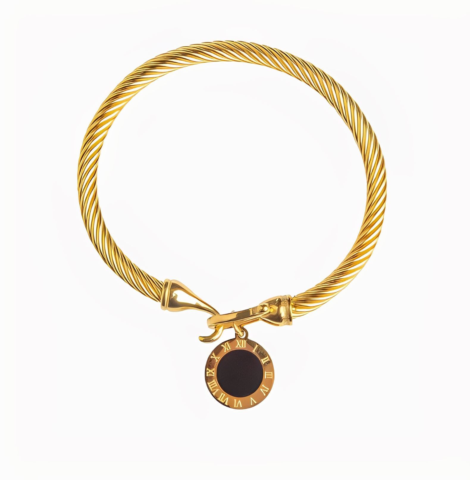 ONYX PENDANT BRACELET - GOLD braclet Yubama Jewelry Online Store - The Elegant Designs of Gold and Silver ! 