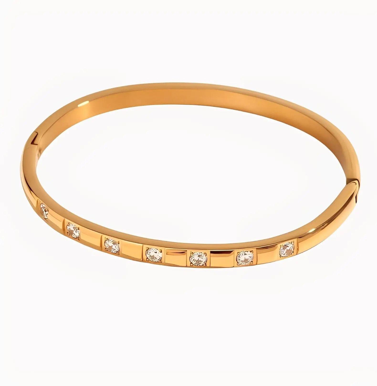 RECTANGLE ZIRCON BANGLE