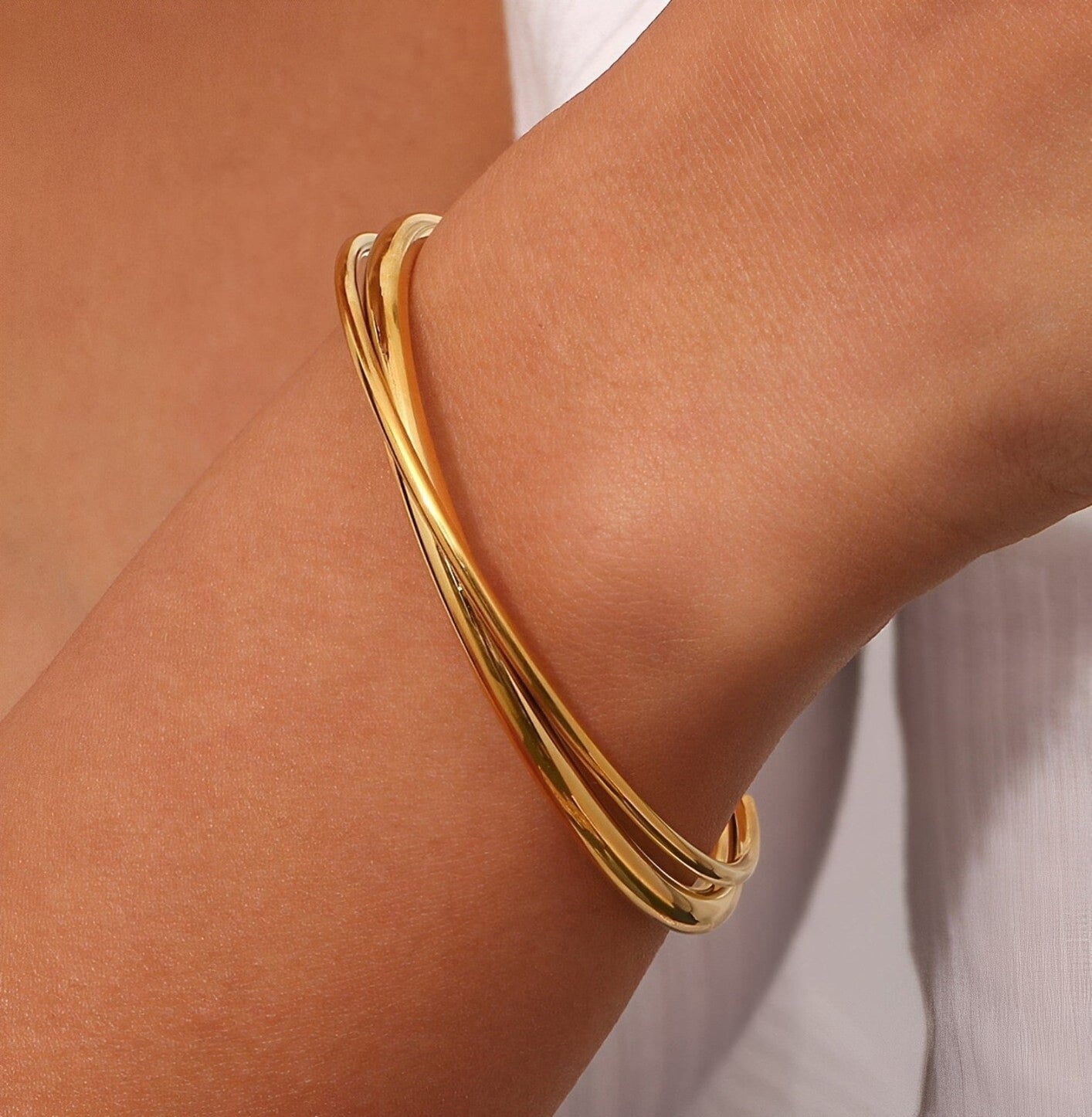 KNOT DOUBLE BRACELET braclet Yubama Jewelry Online Store - The Elegant Designs of Gold and Silver ! 