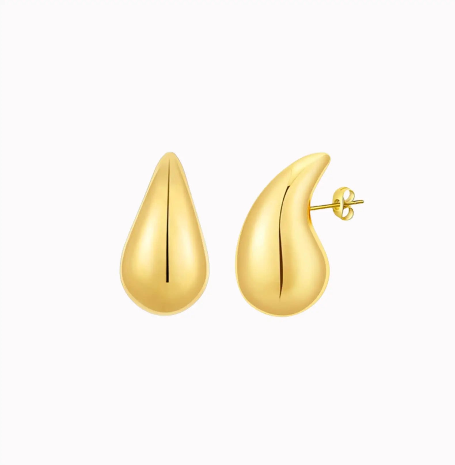 TEARDROP HOOP EARRINGS