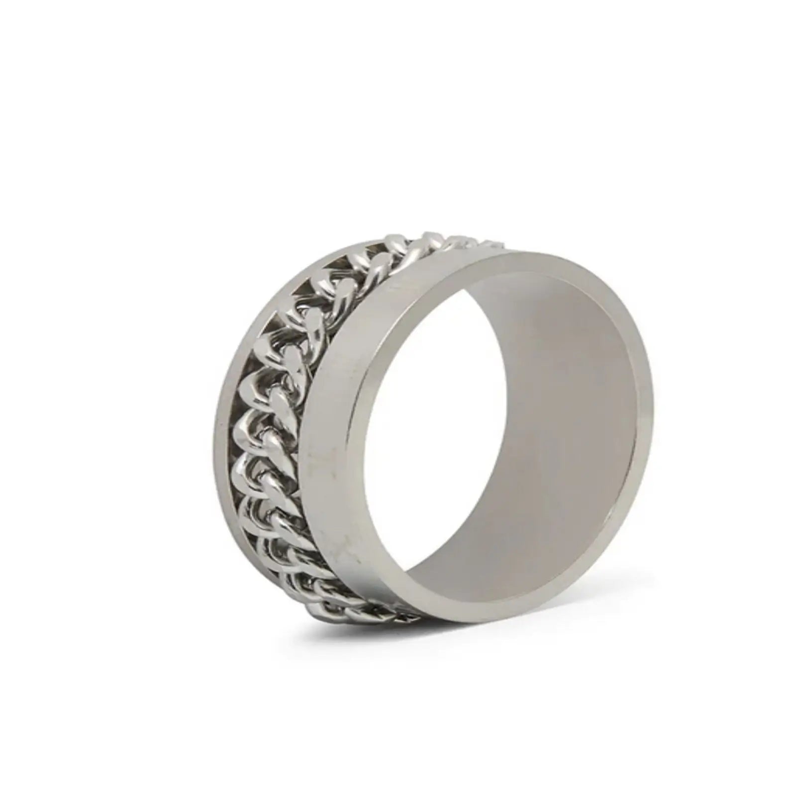 CUBAN NUMERAL RING - SILVER