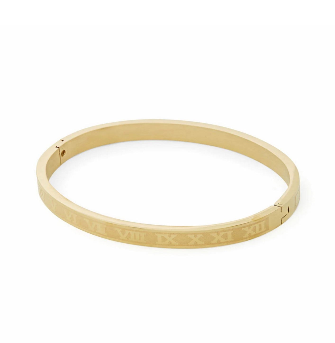 ROMAN NUMERAL BRACELET - GOLD ring Yubama Jewelry Online Store - The Elegant Designs of Gold and Silver ! Gold 