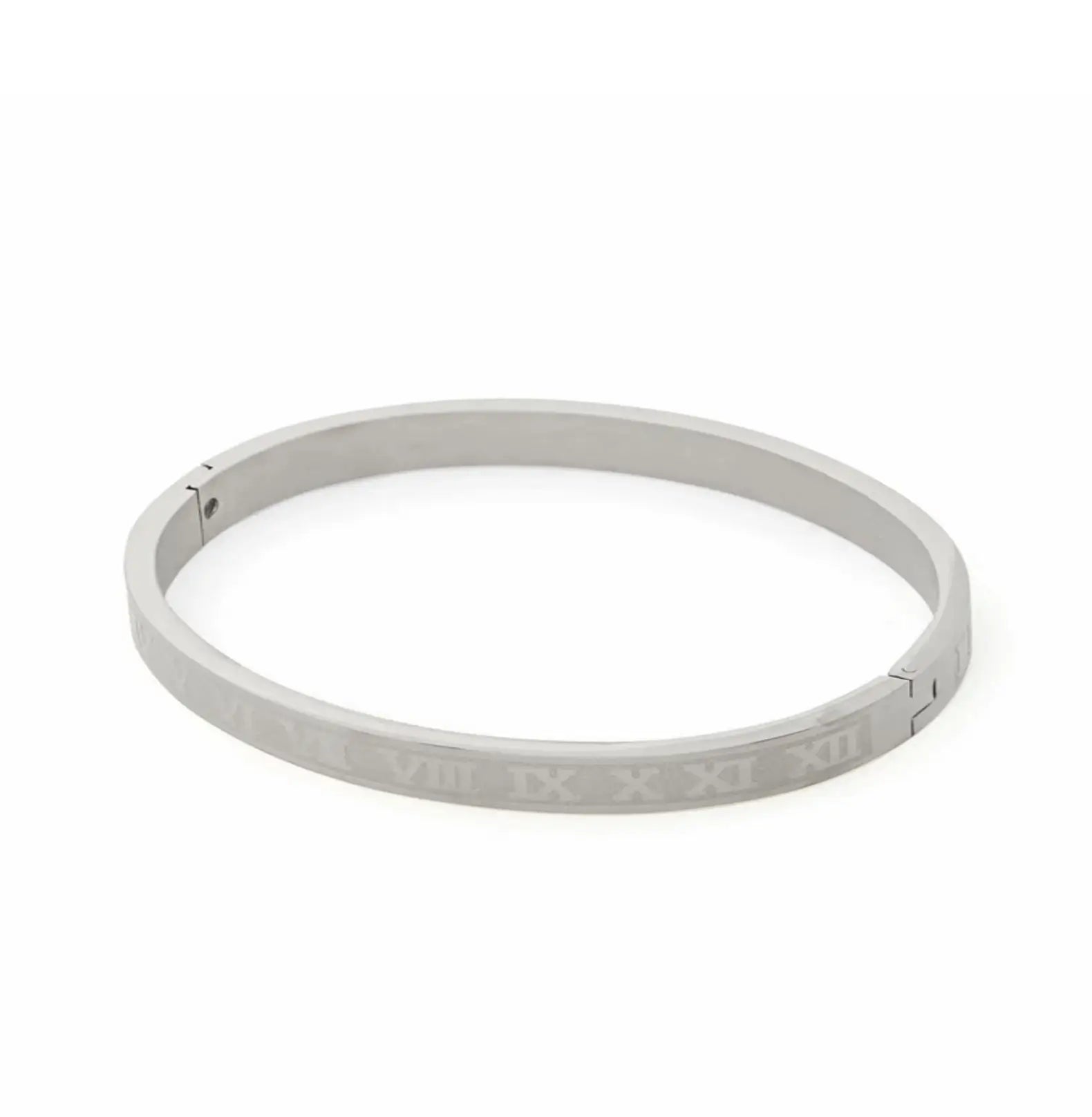 ROMAN NUMERAL BRACELET - SILVER