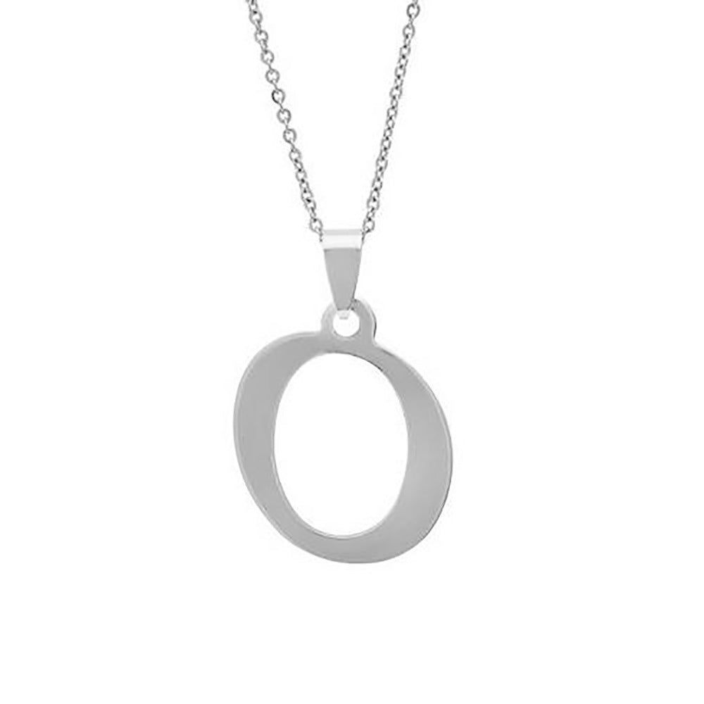 Stainless Steel English Letter Necklace Pendant