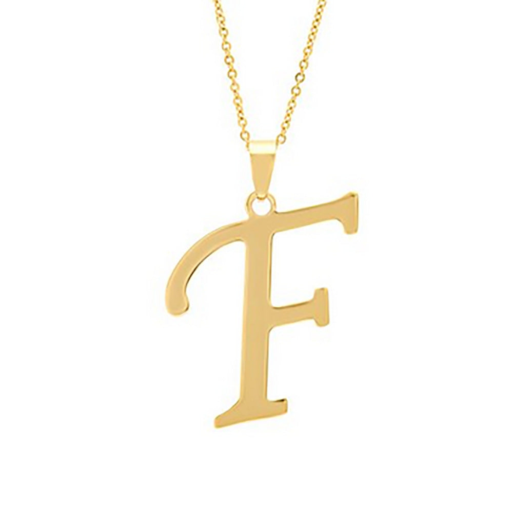 Stainless Steel English Letter Necklace Pendant