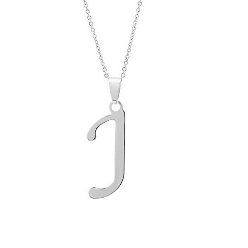 Stainless Steel English Letter Necklace Pendant