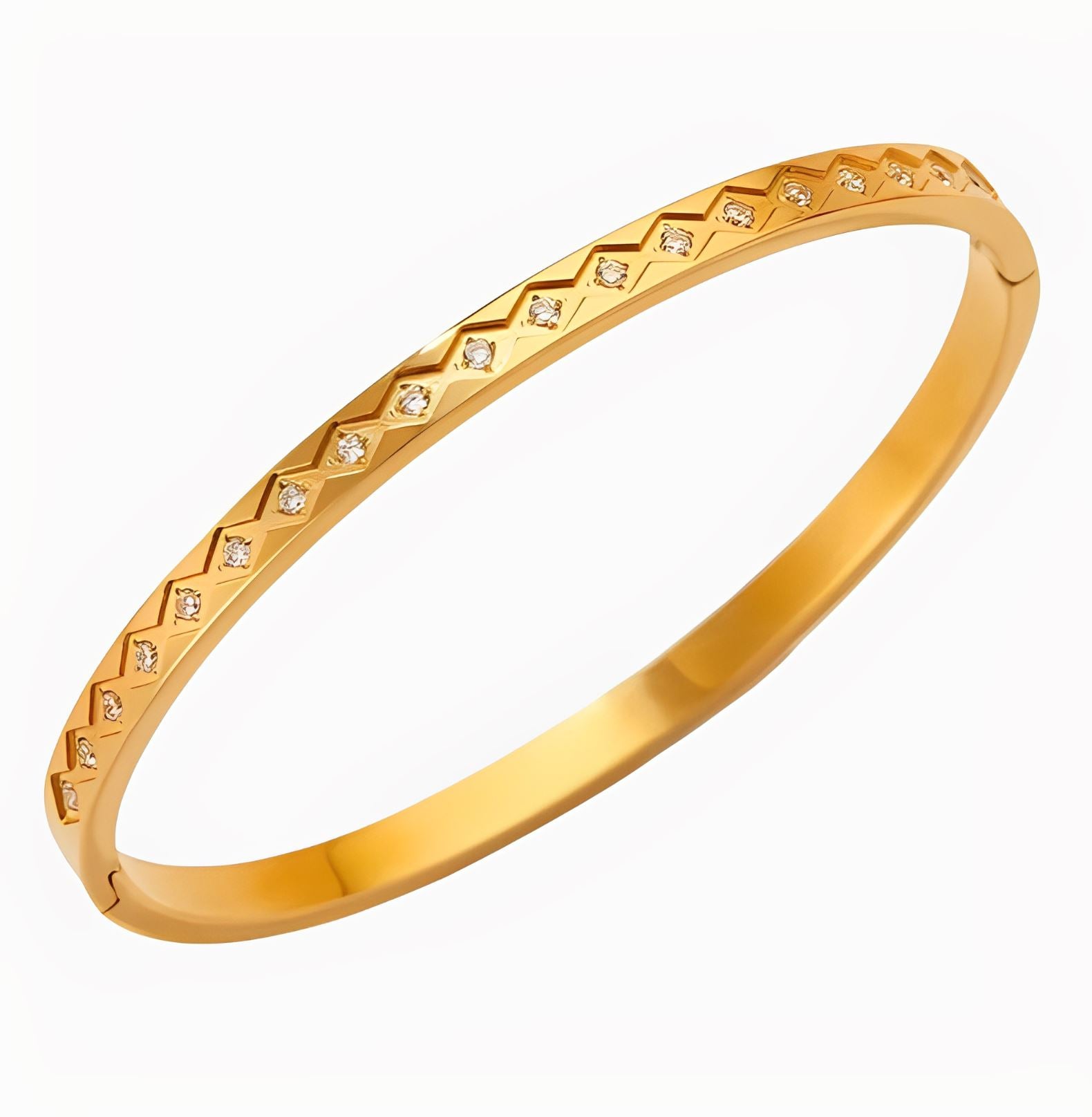 GEOMETRIC BANGLE BRACELET braclet Yubama Jewelry Online Store - The Elegant Designs of Gold and Silver ! 
