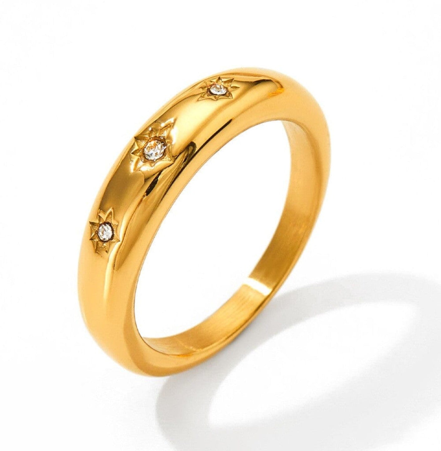 STAR DIAMOND RING ring Yubama Jewelry Online Store - The Elegant Designs of Gold and Silver ! Gold 6 