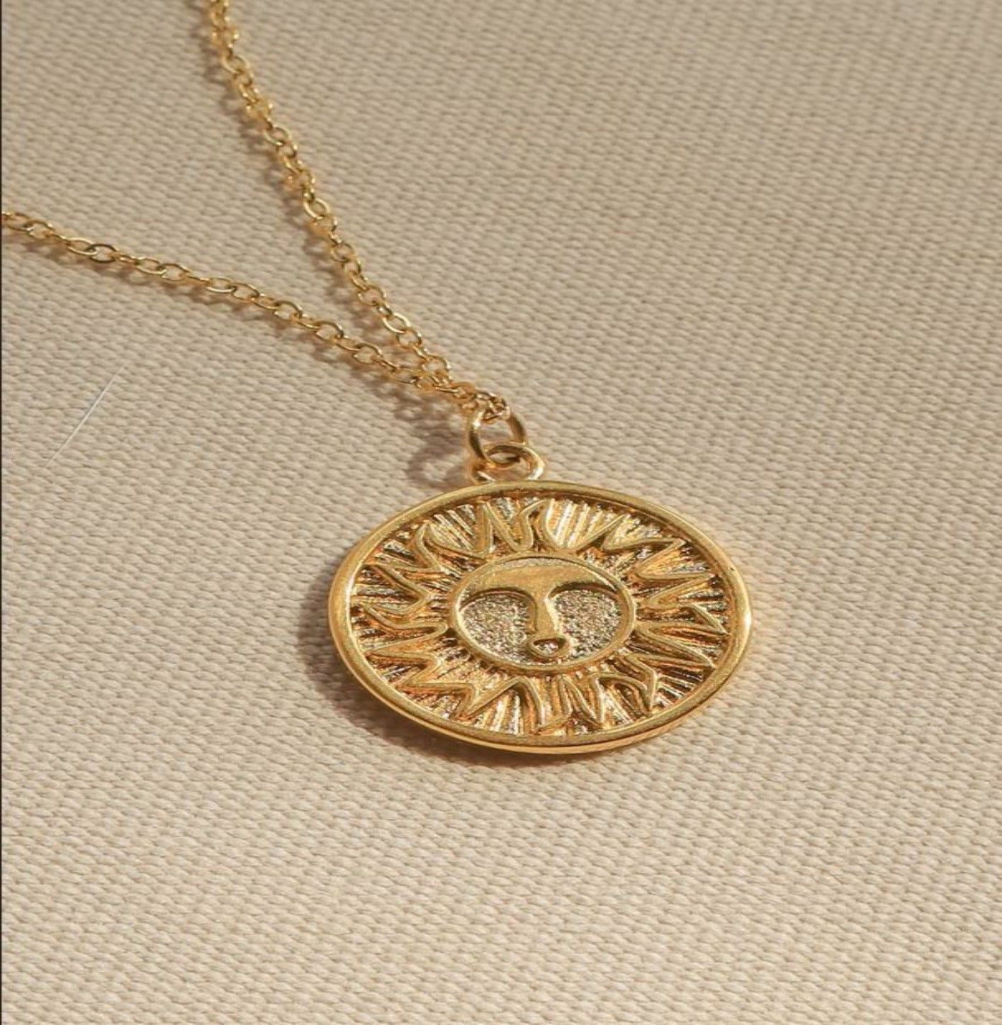 FACE SUN NECKLACE neck Yubama Jewelry Online Store - The Elegant Designs of Gold and Silver ! 