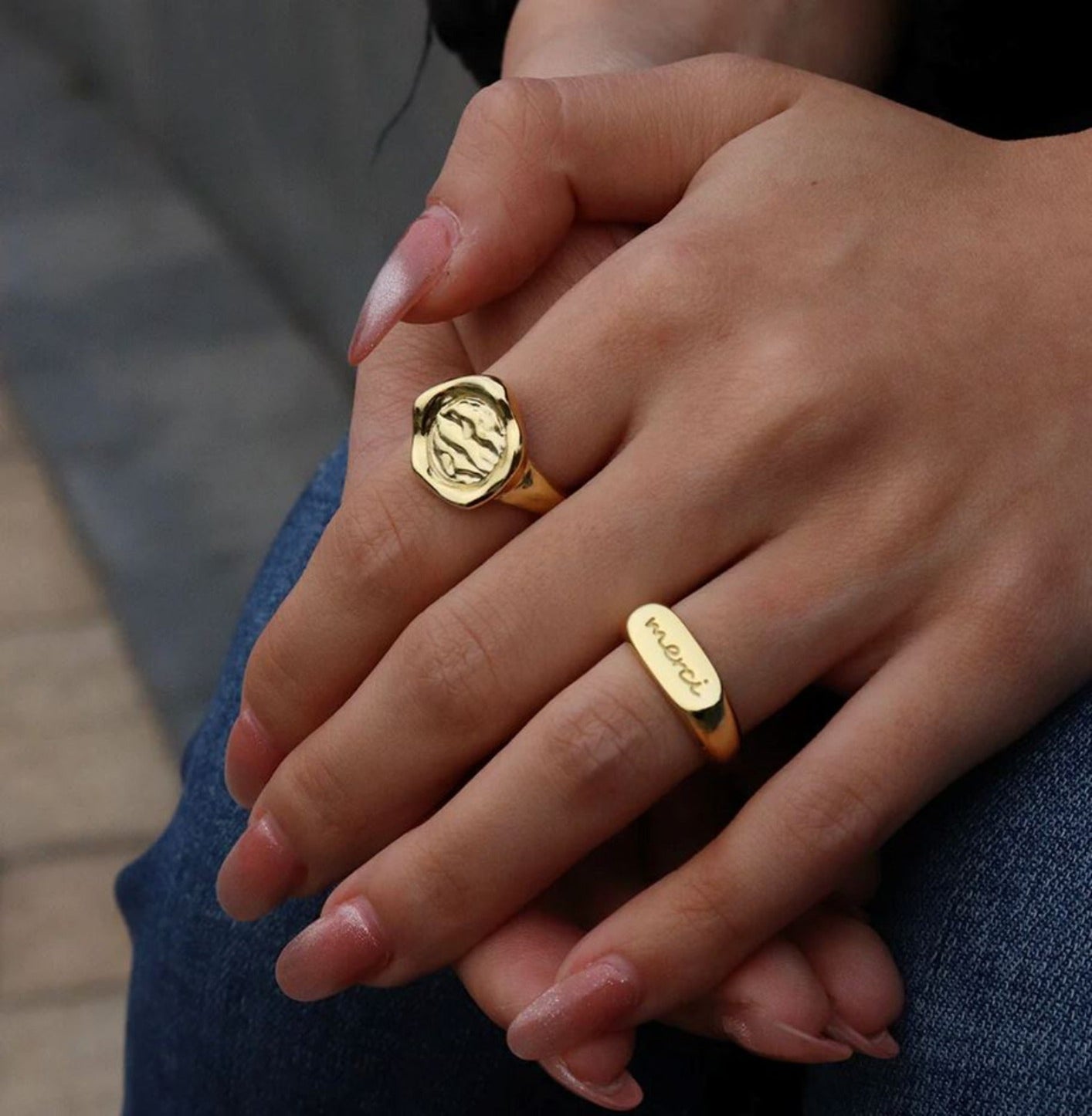 MERCI RING ring Yubama Jewelry Online Store - The Elegant Designs of Gold and Silver ! 