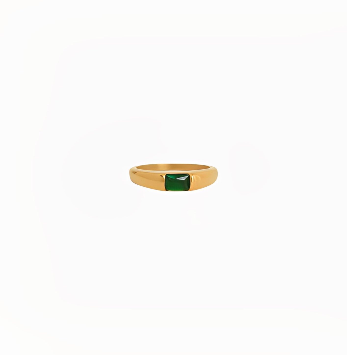 GREEN UP RING ring Yubama Jewelry Online Store - The Elegant Designs of Gold and Silver ! number 6 