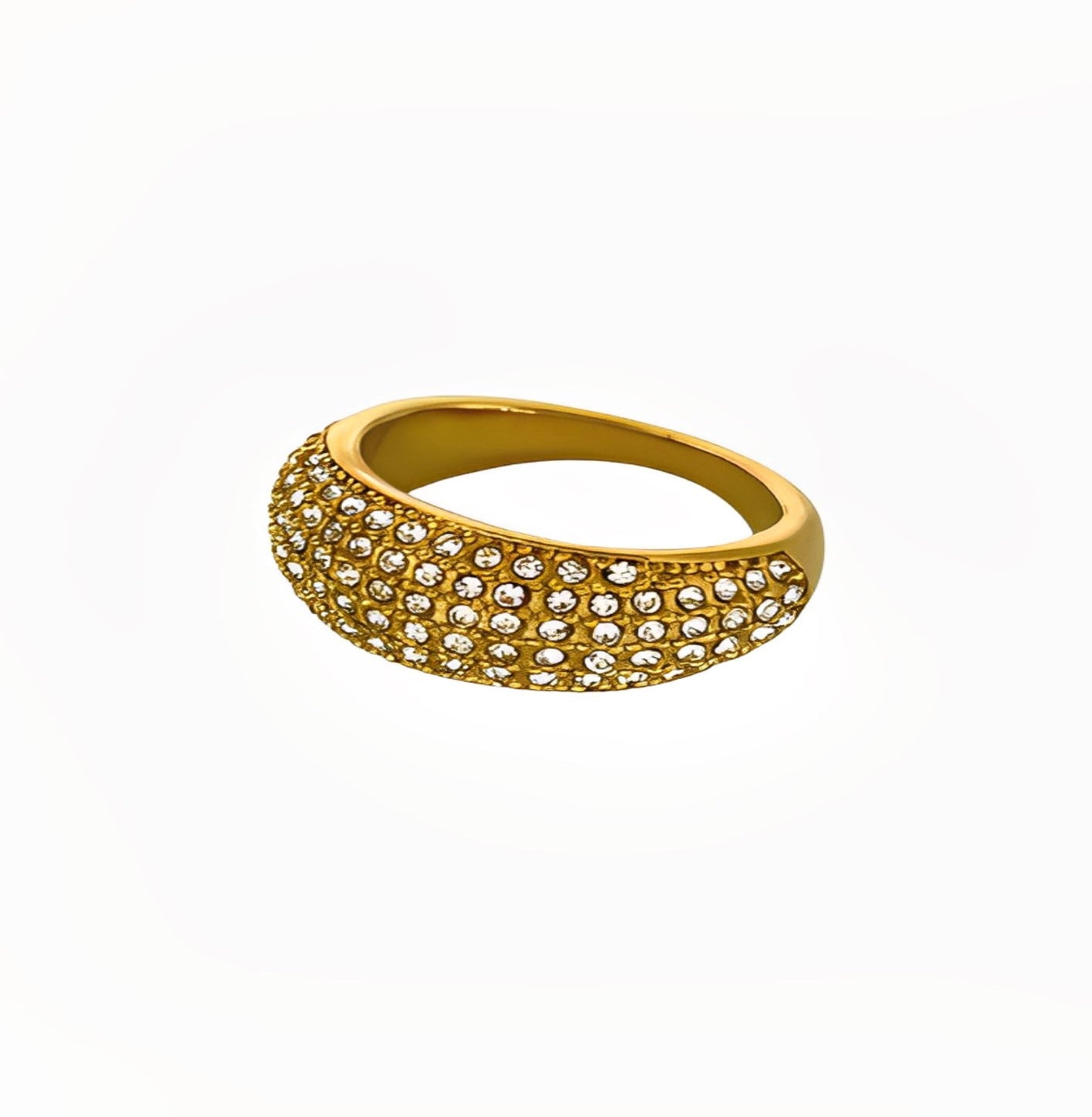 DIAMOND CIRCLE RING ring Yubama Jewelry Online Store - The Elegant Designs of Gold and Silver ! number 6 
