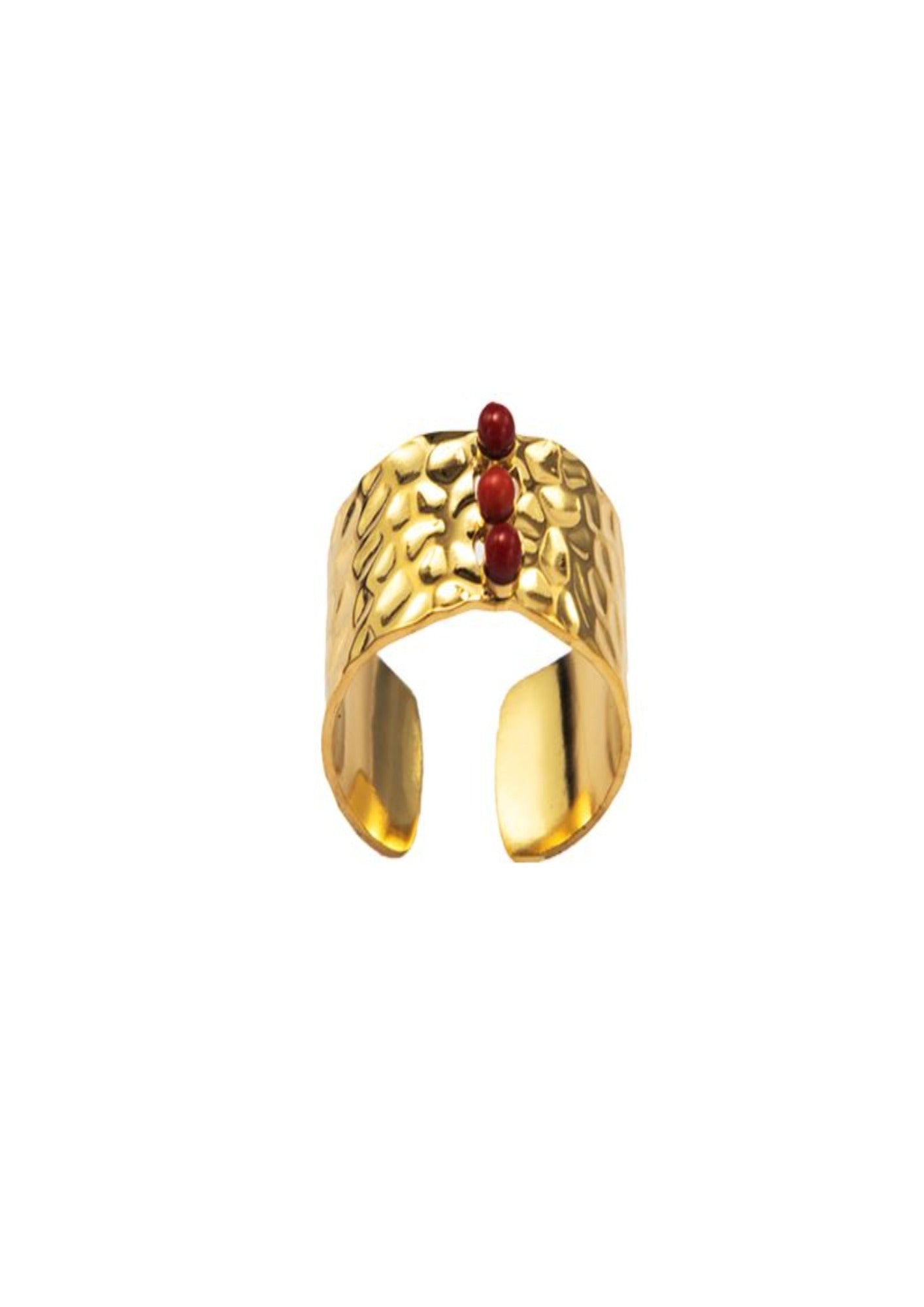 DAINTY RING earing Yubama Jewelry Online Store - The Elegant Designs of Gold and Silver ! Red 